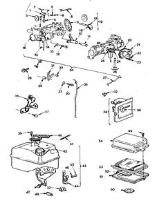 Carburetor Diagram and Parts List for 130200-130299 3130-01-3130-01 Briggs and Stratton Engine